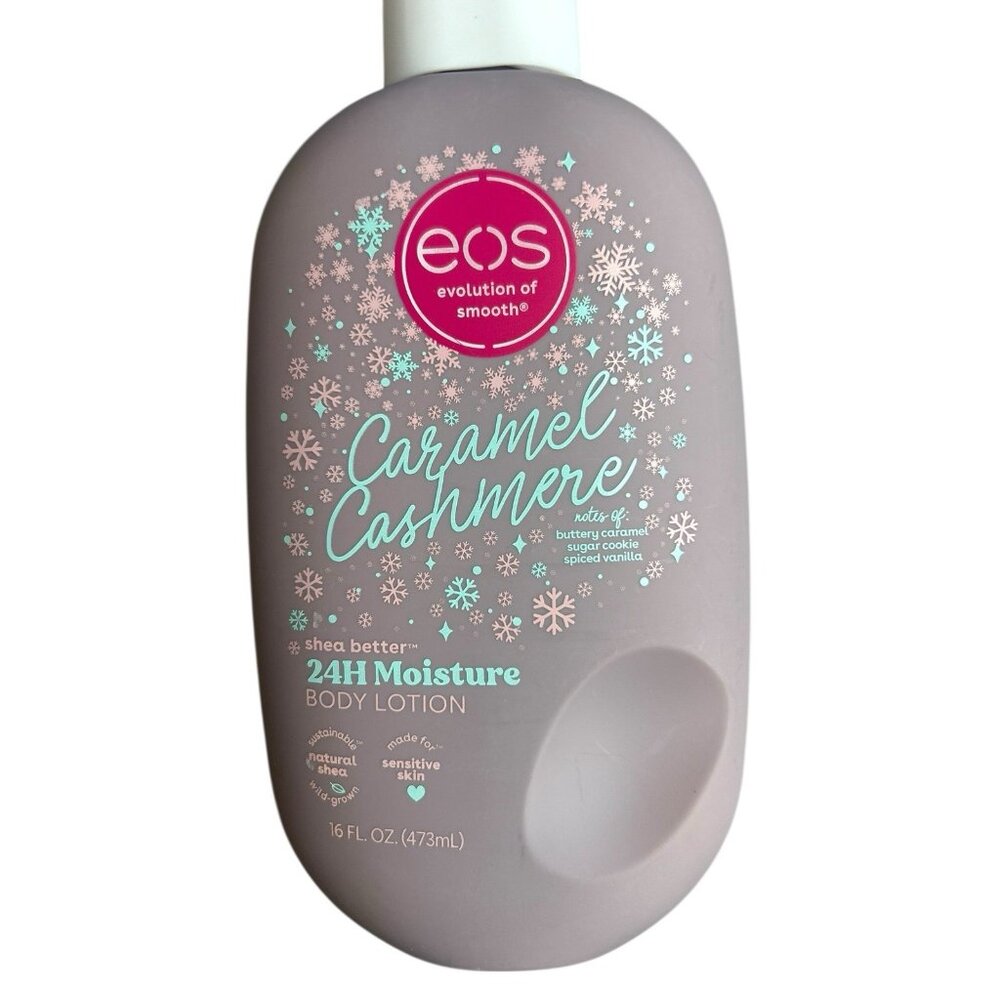eos Caramel Cashmere Limited Edition Scent 24H Moisture Body Lotion 16 fl oz - Picture 4 of 5